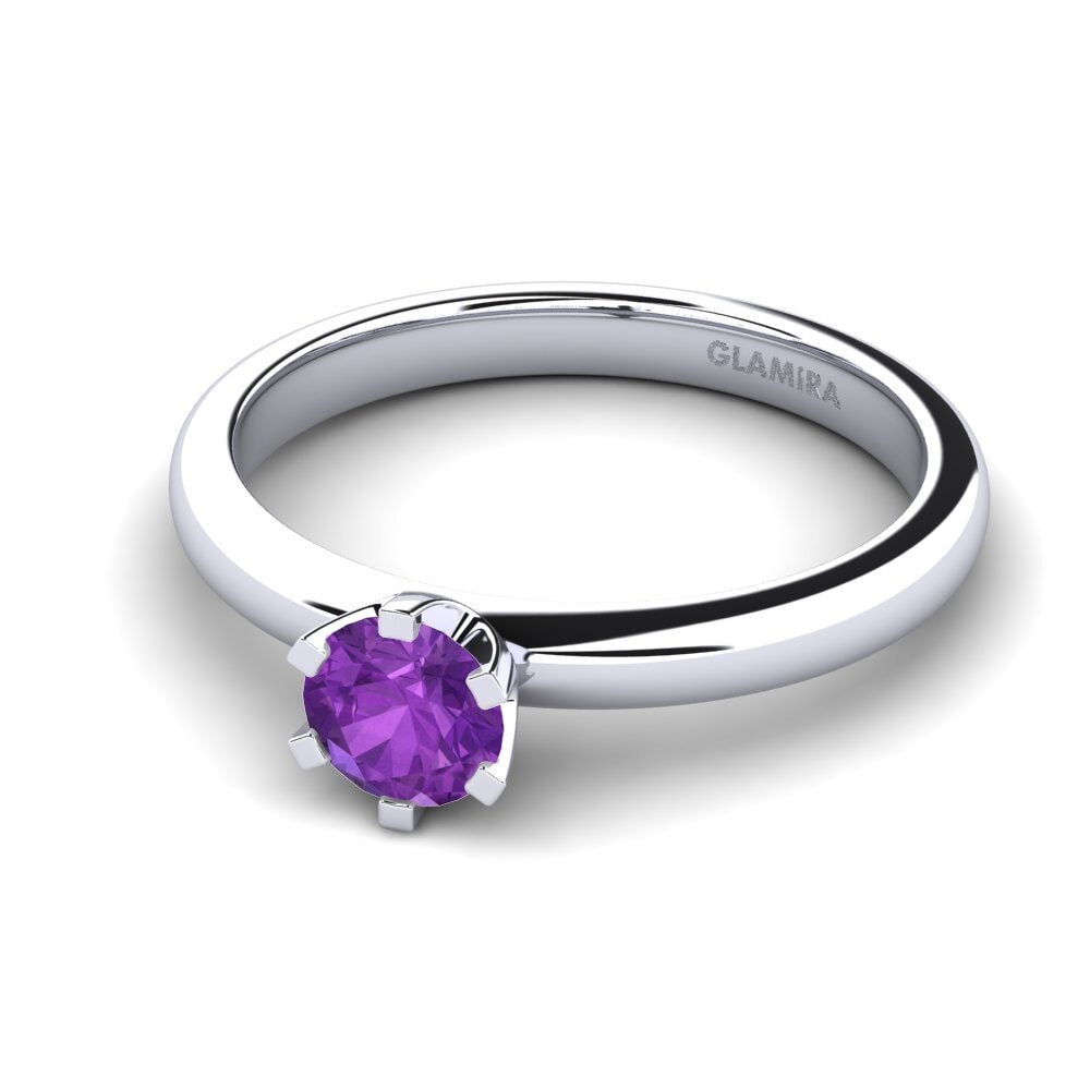 Amatista Anillo de compromiso Katherina 0.5crt