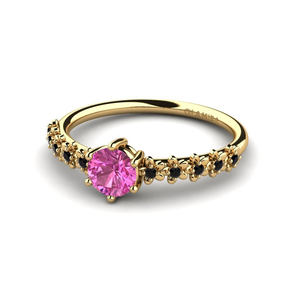 Pink Topaz Engagement Ring Ladre