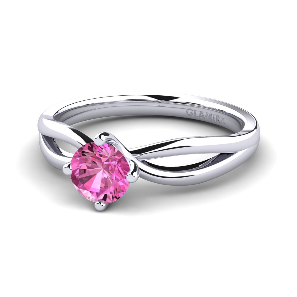 Rosa Topas Verlobungsring Layla 0.5crt