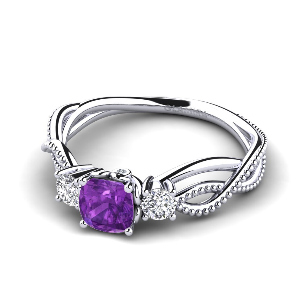 Amethyst Engagement Ring Lordecita