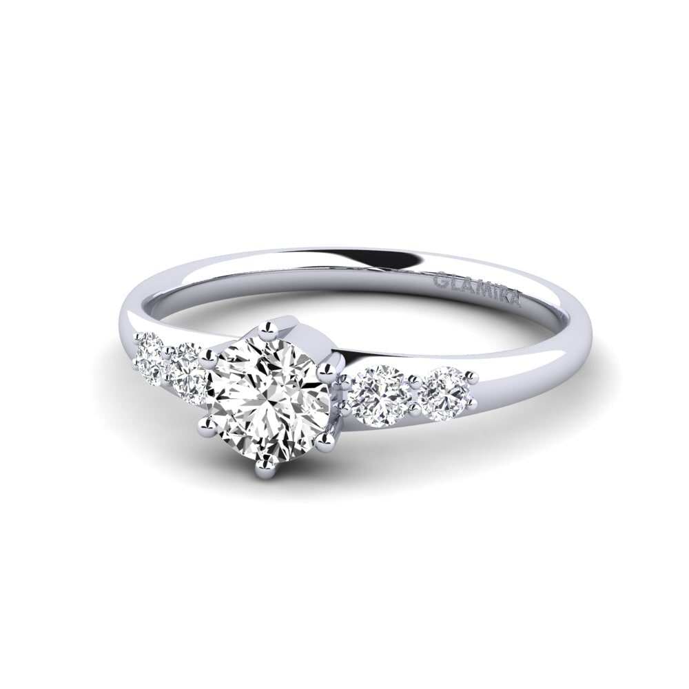 Moissanite Engagement Ring Lugh