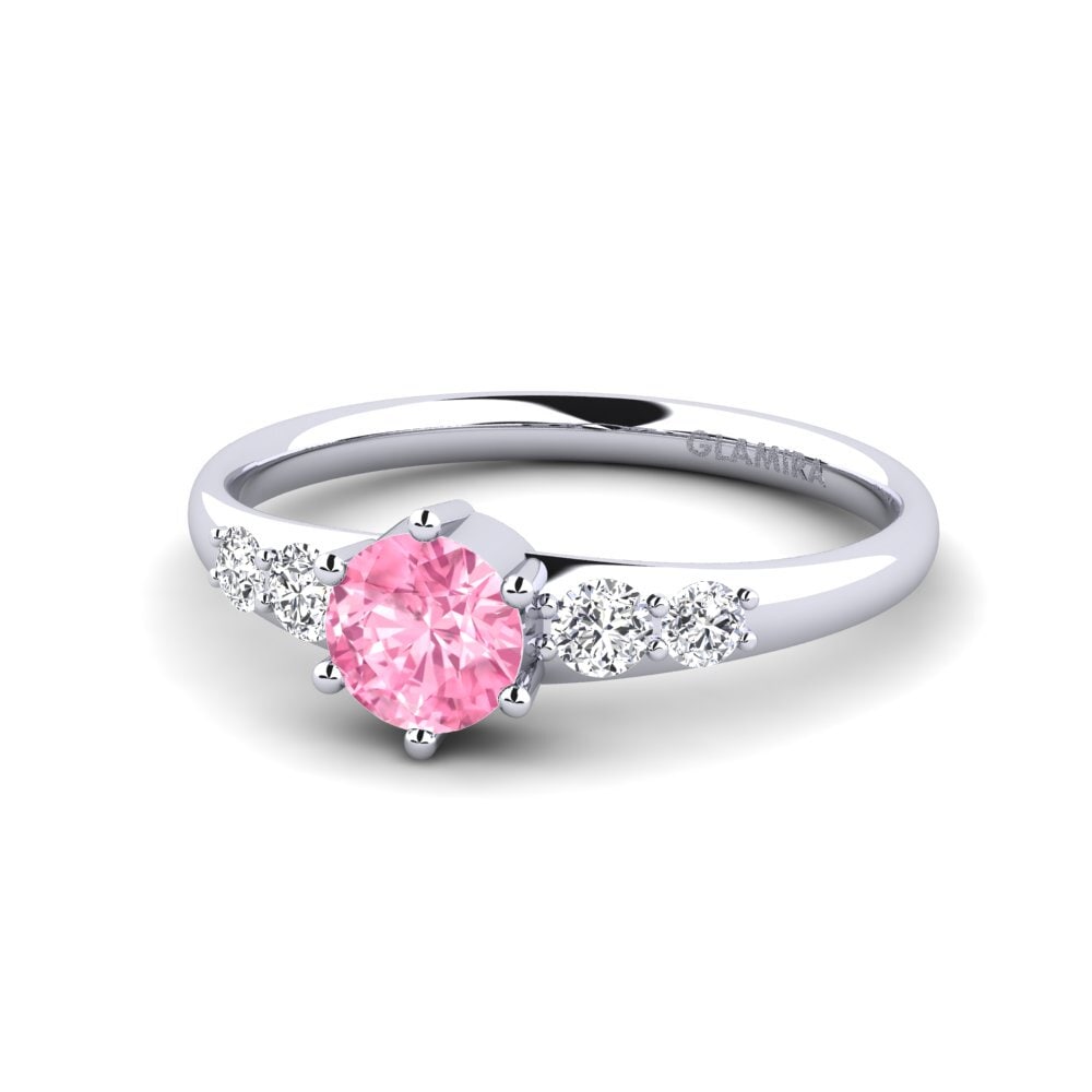Zafiro Rosado Anillo de compromiso Lugh