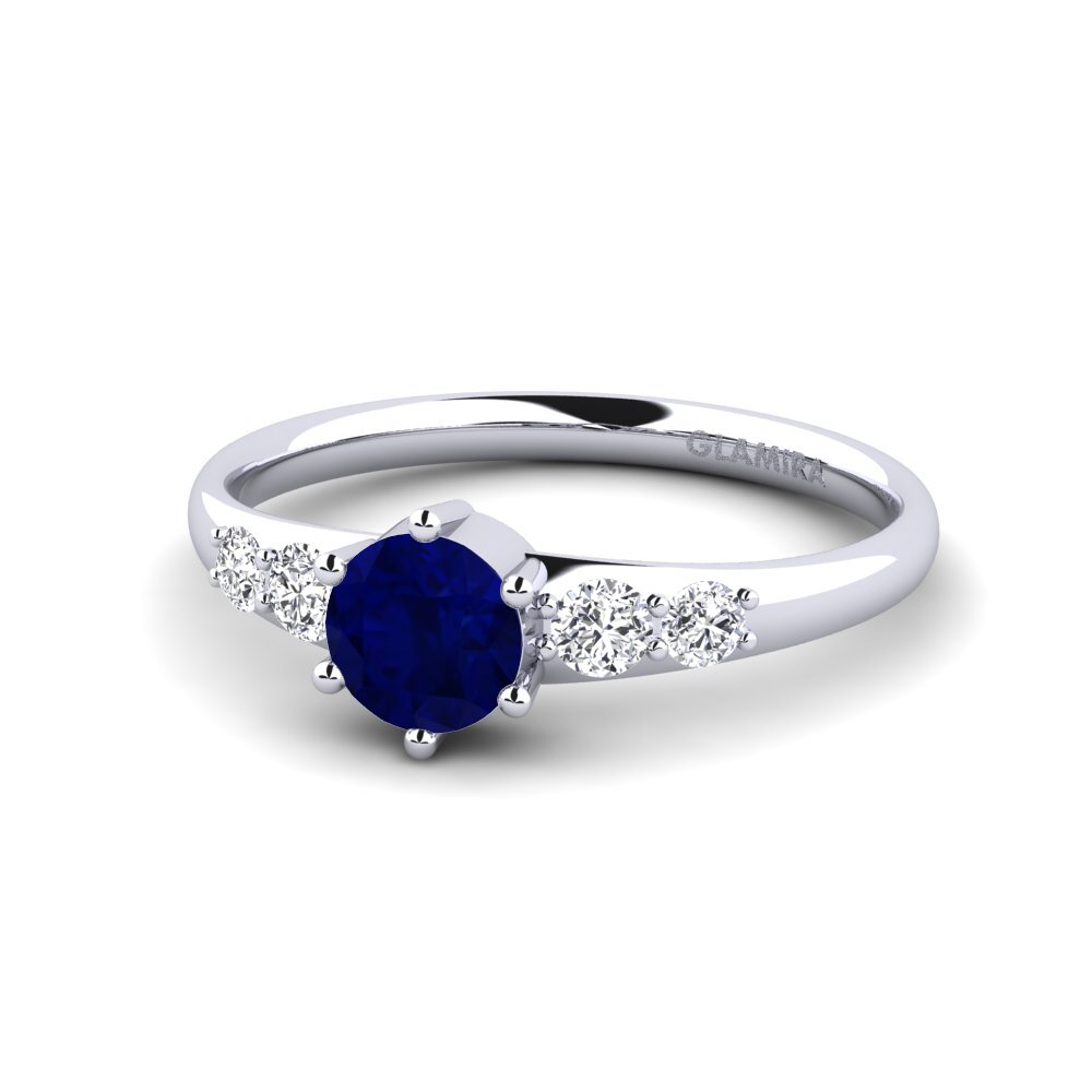 Sapphire Engagement Ring Lugh