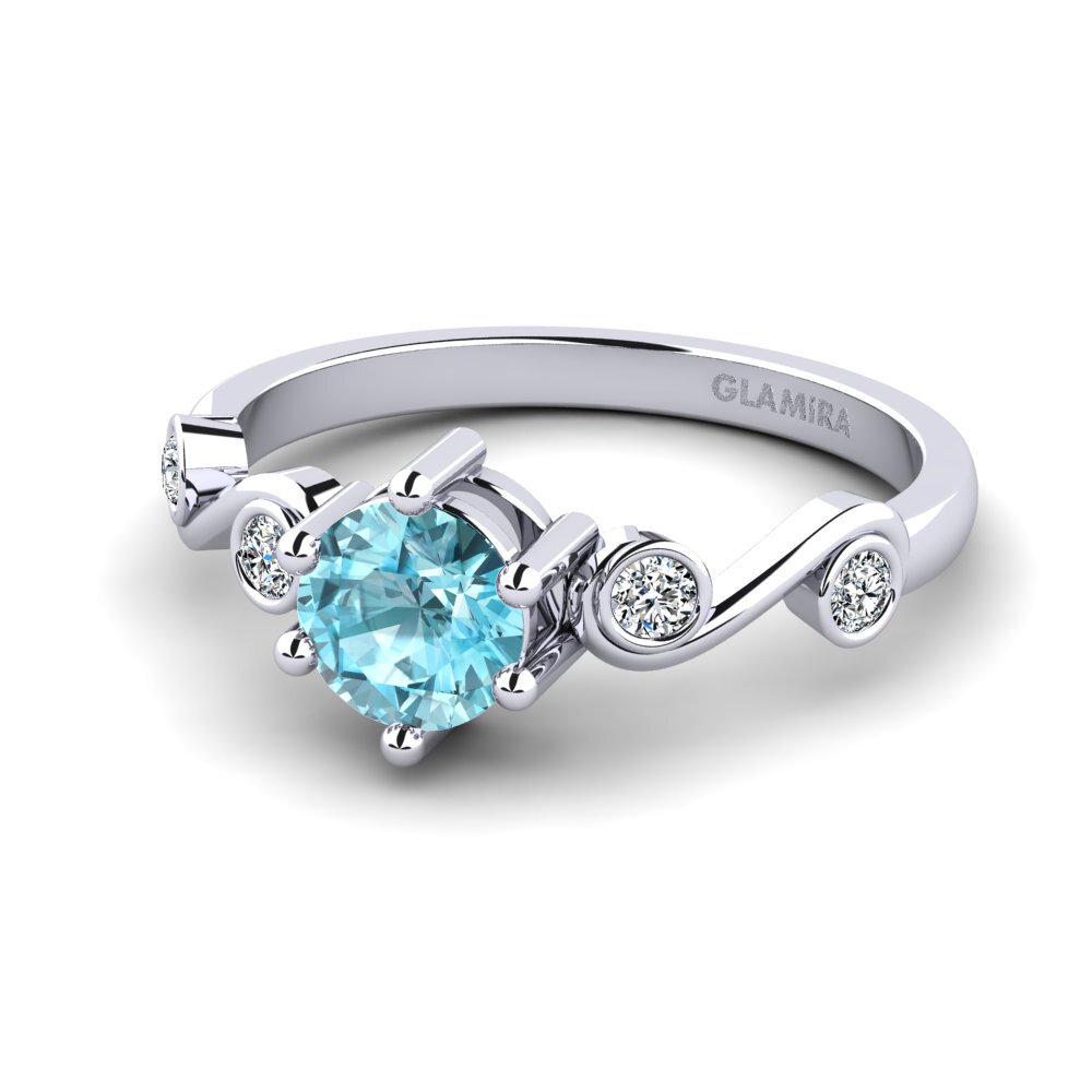 Blue Zircon Women's Ring Lyth