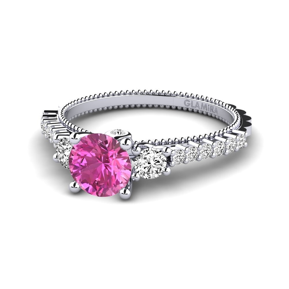 Topacio Rosa Anillo de compromiso Mabilia