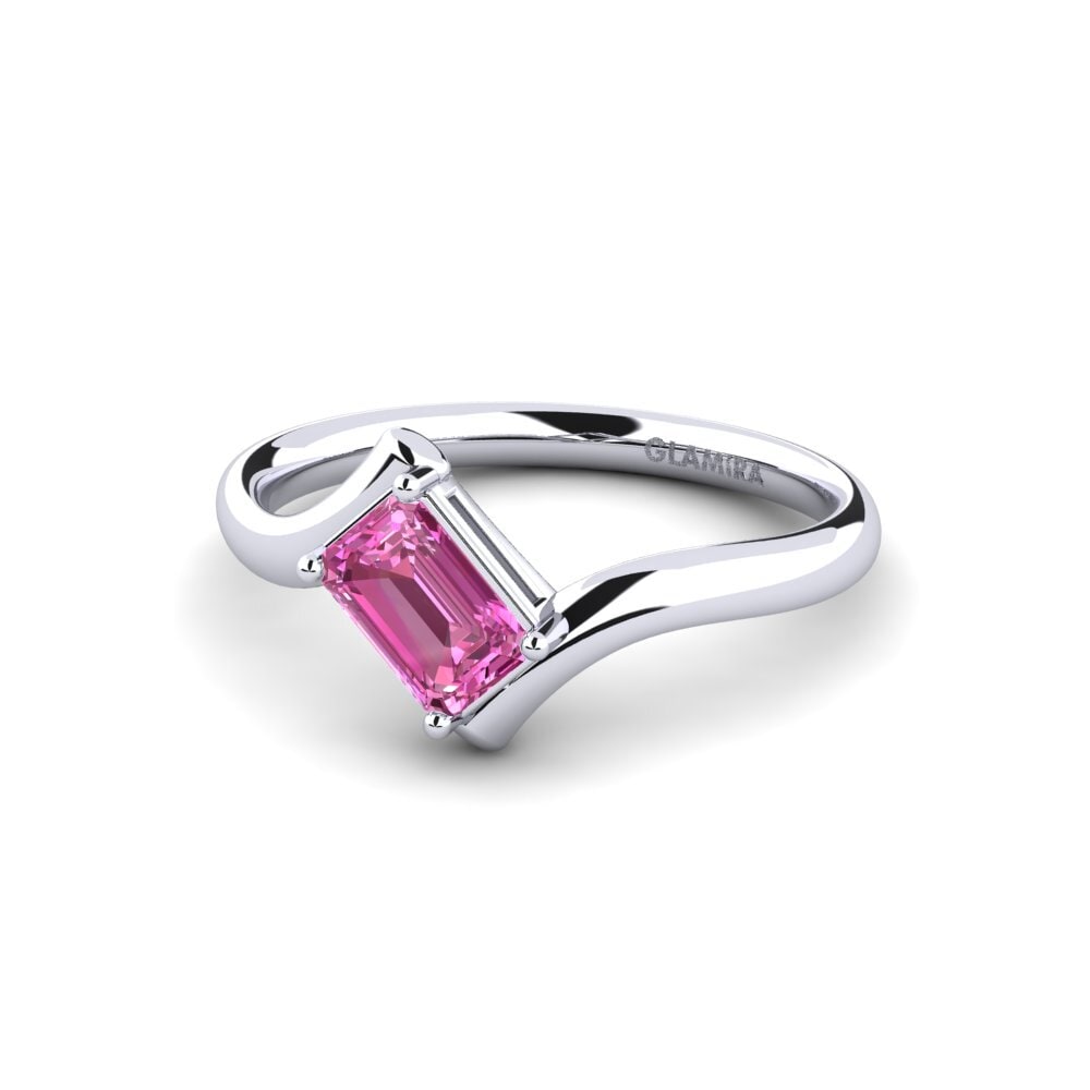 Topacio Rosa Anillo de compromiso Menba