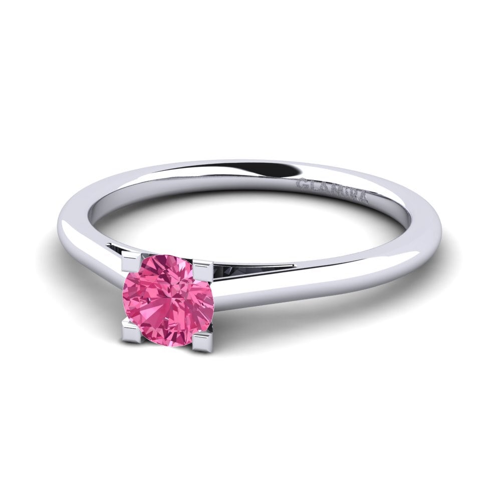 Tourmaline Rose Bague de fiançailles Nichele