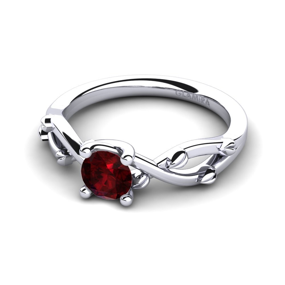 Garnet Engagement Ring Alabate