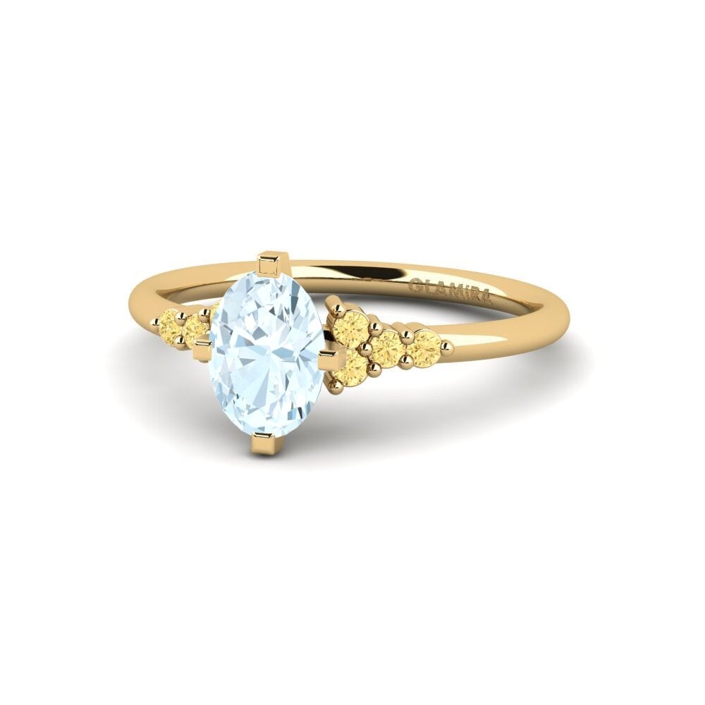 Aquamarine Engagement Ring Odelyn