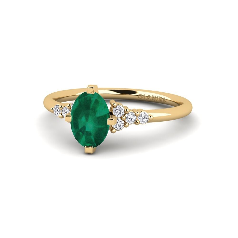 Emerald Engagement Ring Odelyn