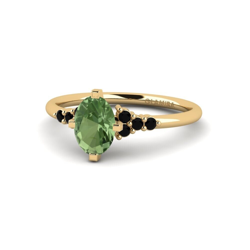 Green Sapphire Engagement Ring Odelyn