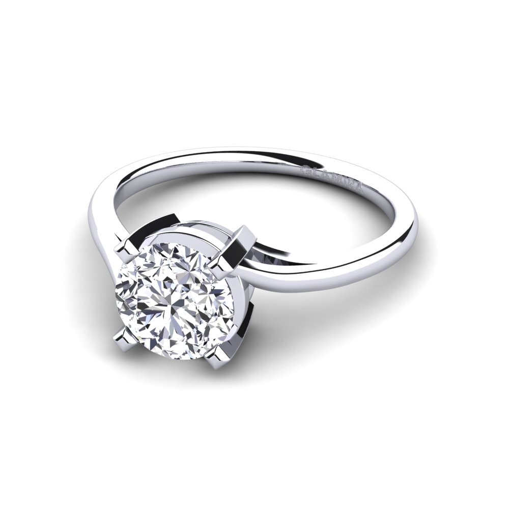 Diamante cultivado en laboratorio Anillo de compromiso Radmilla