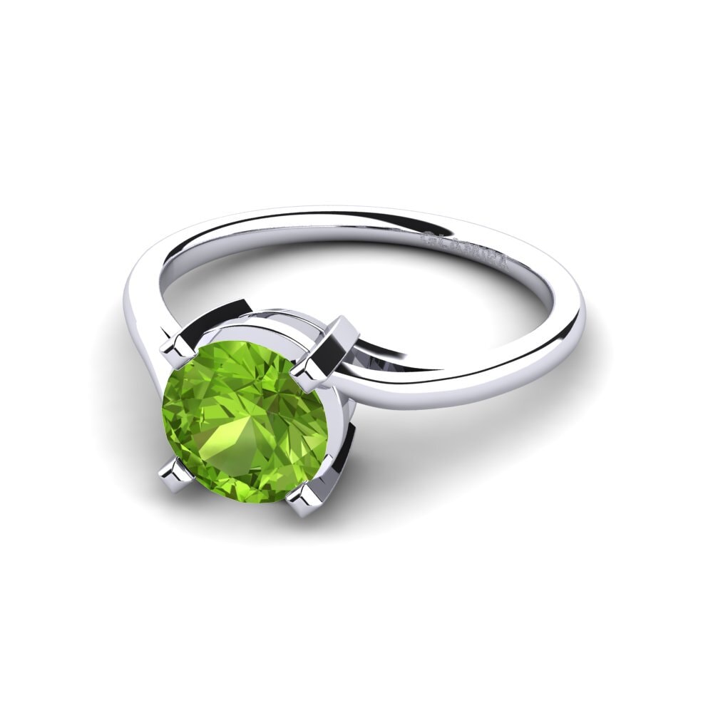 Peridot Engagement Ring Radmilla