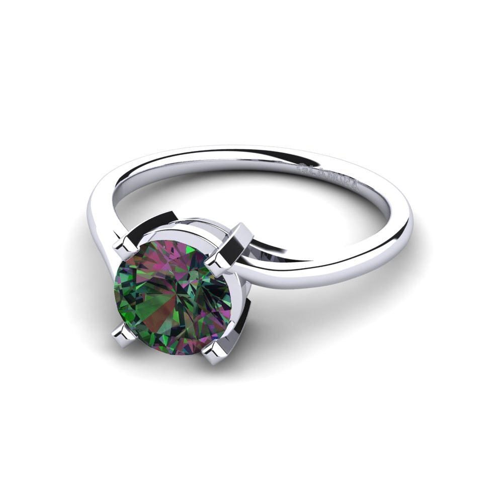 Mystic Topaz Engagement Ring Radmilla