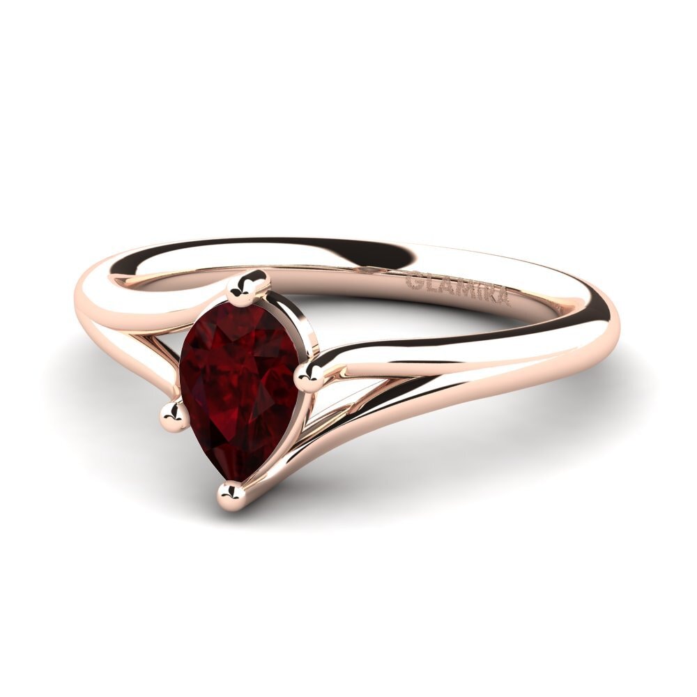 Garnet Engagement Ring Rosalind