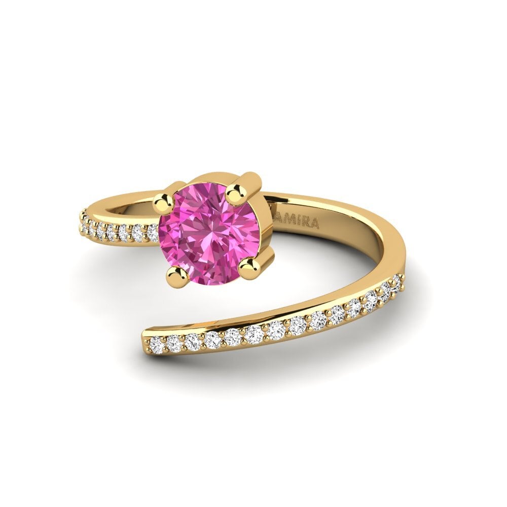 Topacio Rosa SYLVIE Anillo Skinandi