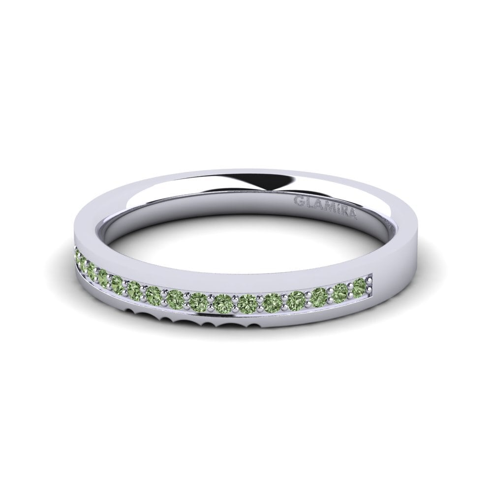 Diamante Verde Set de Anillos Soulmates Anillo A
