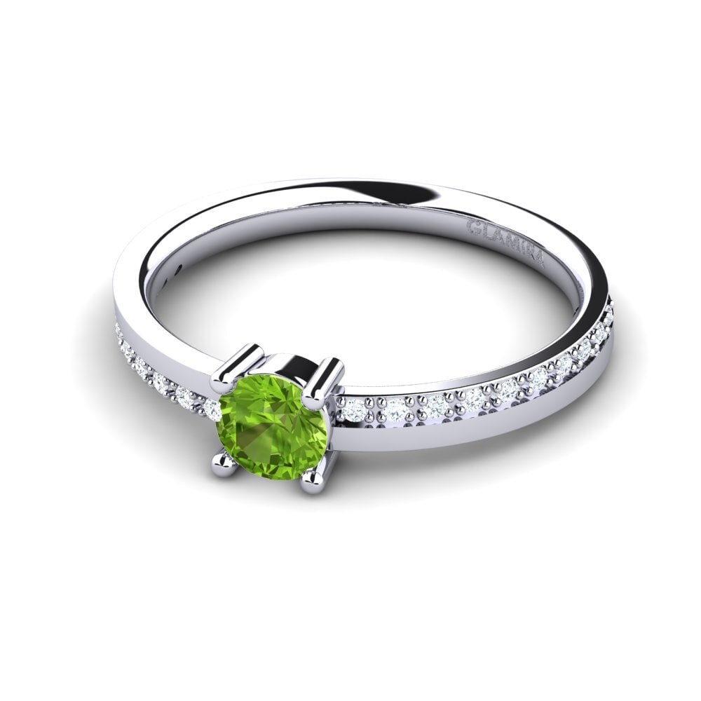 Peridoto Anillo de compromiso Starila