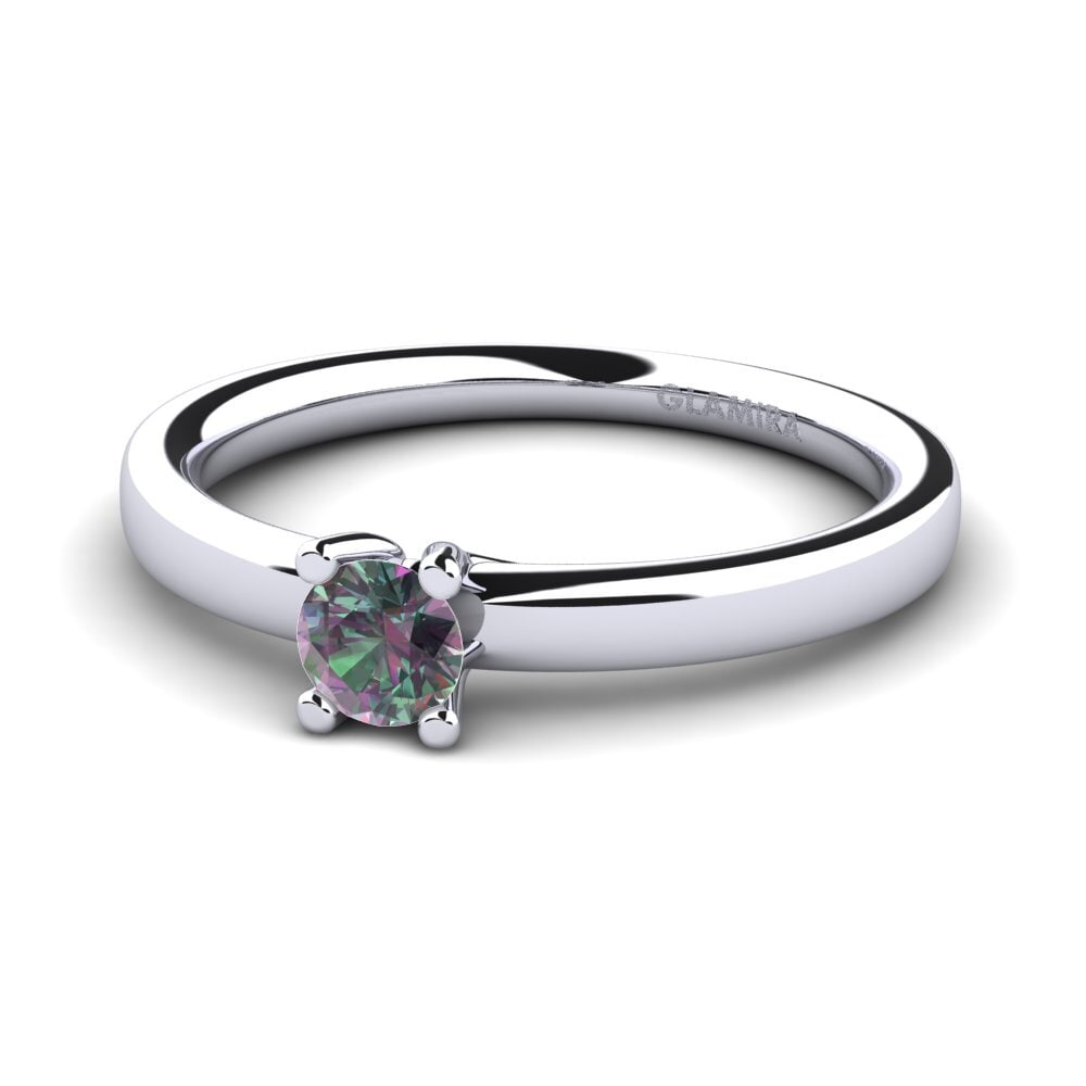 Topacio Místico Anillo de compromiso Titina