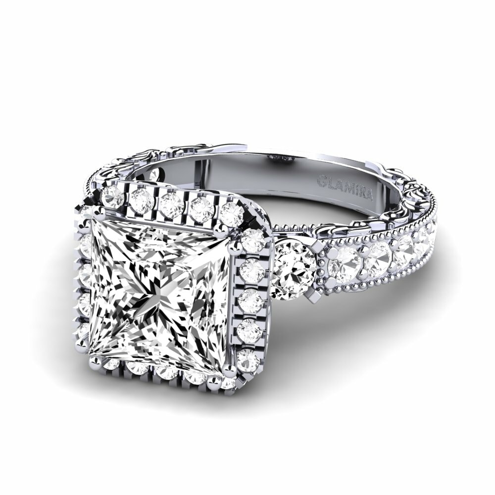 Moissanite Engagement Ring Mariko