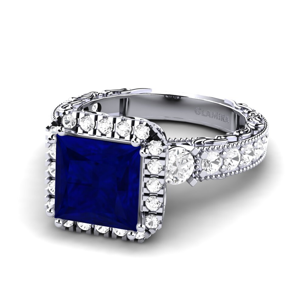 Sapphire Engagement Ring Mariko
