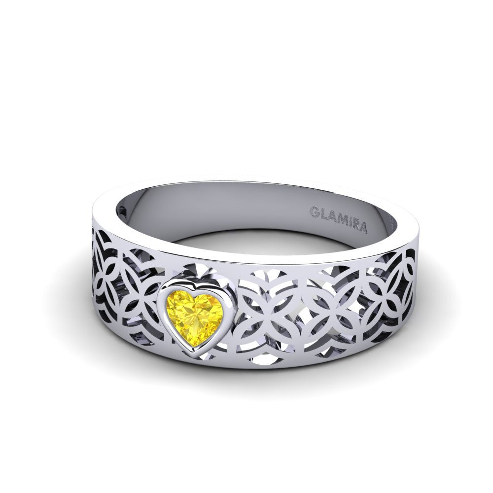 Yellow Sapphire Women's Ring Sue