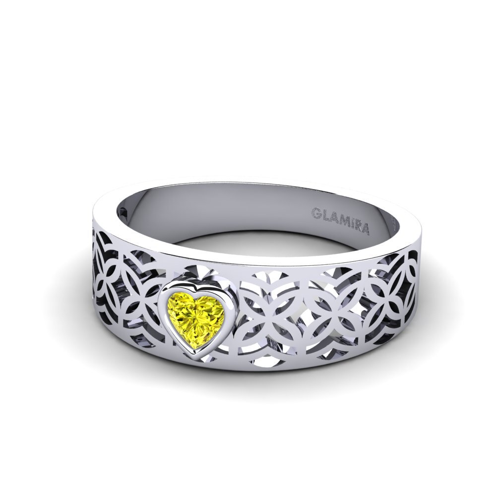 Yellow Diamond Women's Ring Sue