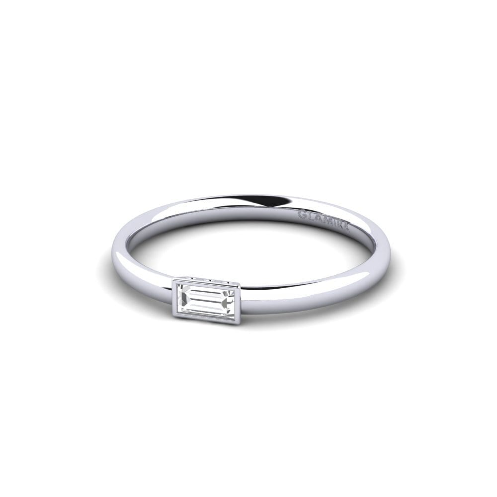 White sapphire Women's Ring Vitaly