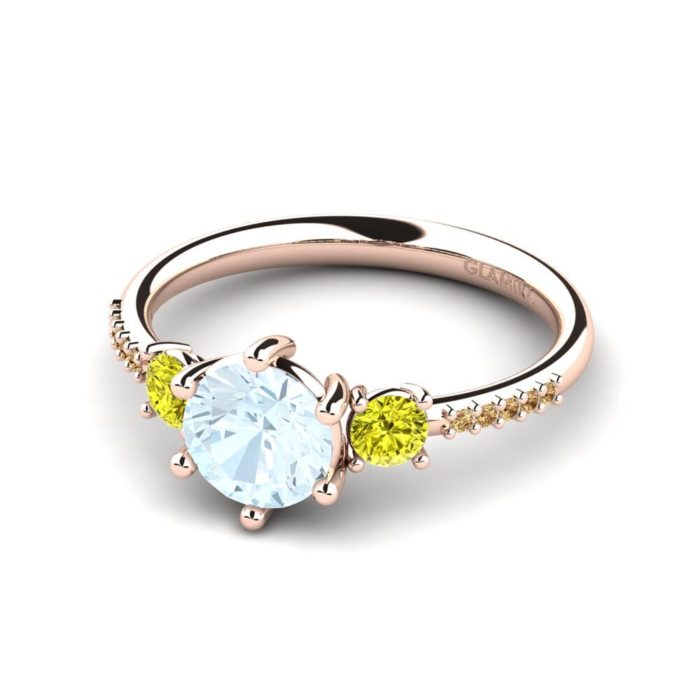 Aquamarine Engagement Ring Zanyria