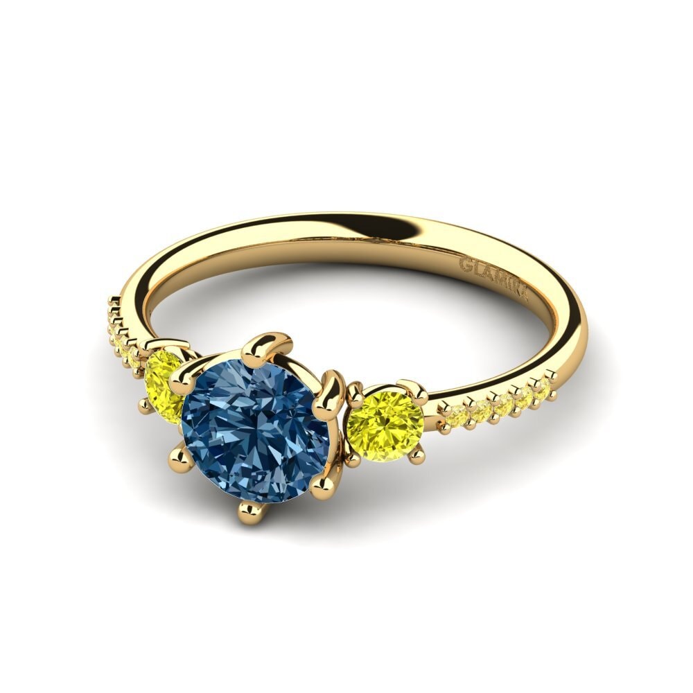 9k Yellow Gold Engagement Ring Zanyria