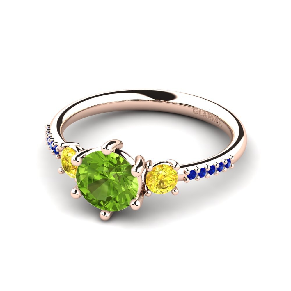 Peridot Engagement Ring Zanyria