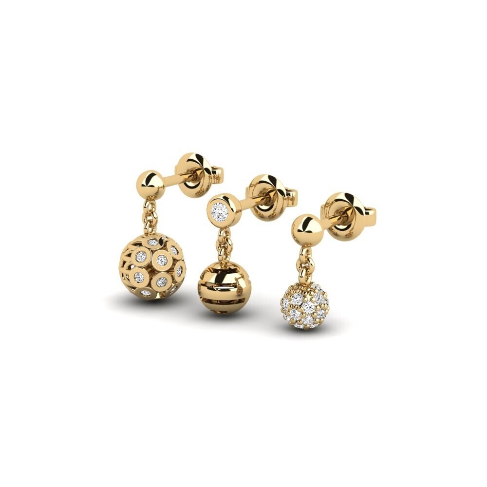 Moissanite Women's Earring Archery - SET