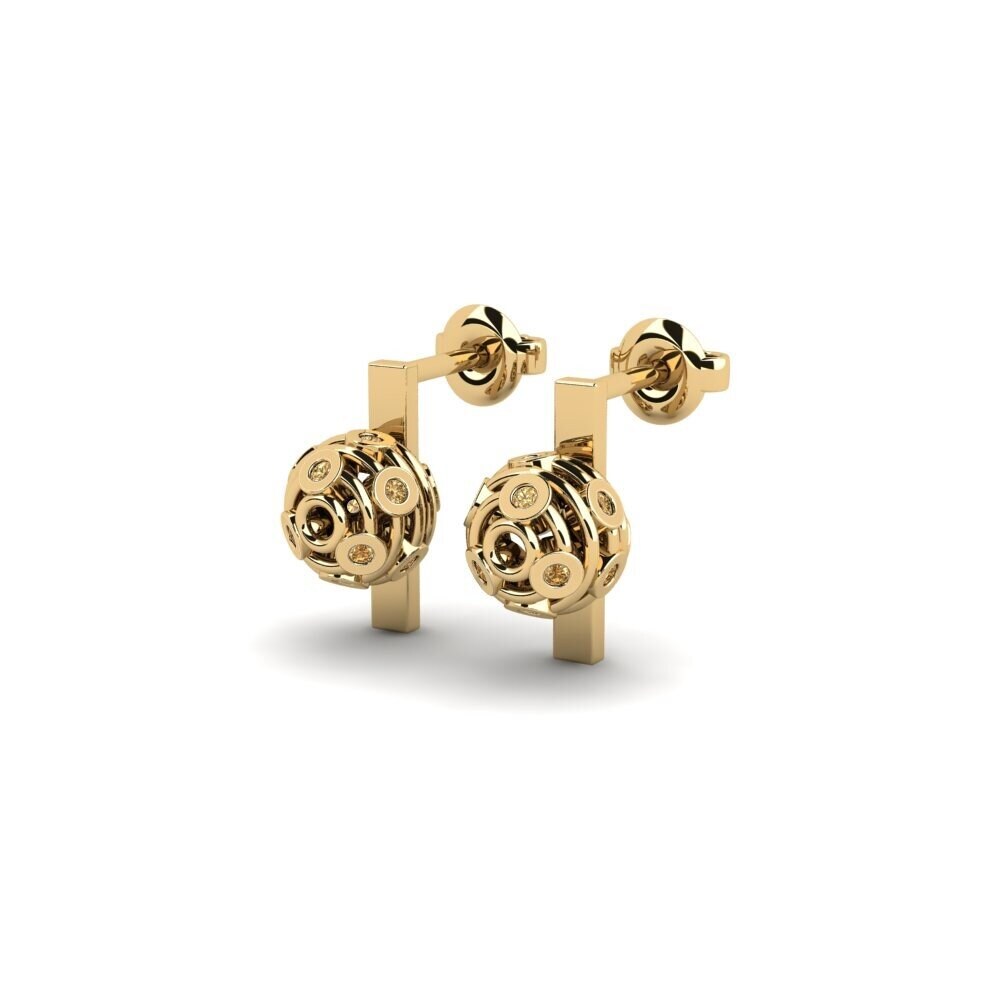Brown Diamond Women's Earring Askew