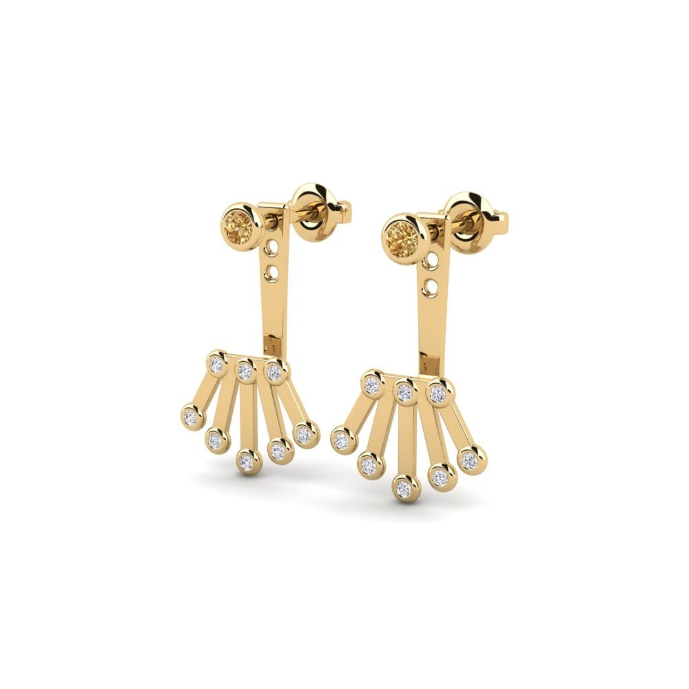 Brown Diamond Women's Earring Baolina