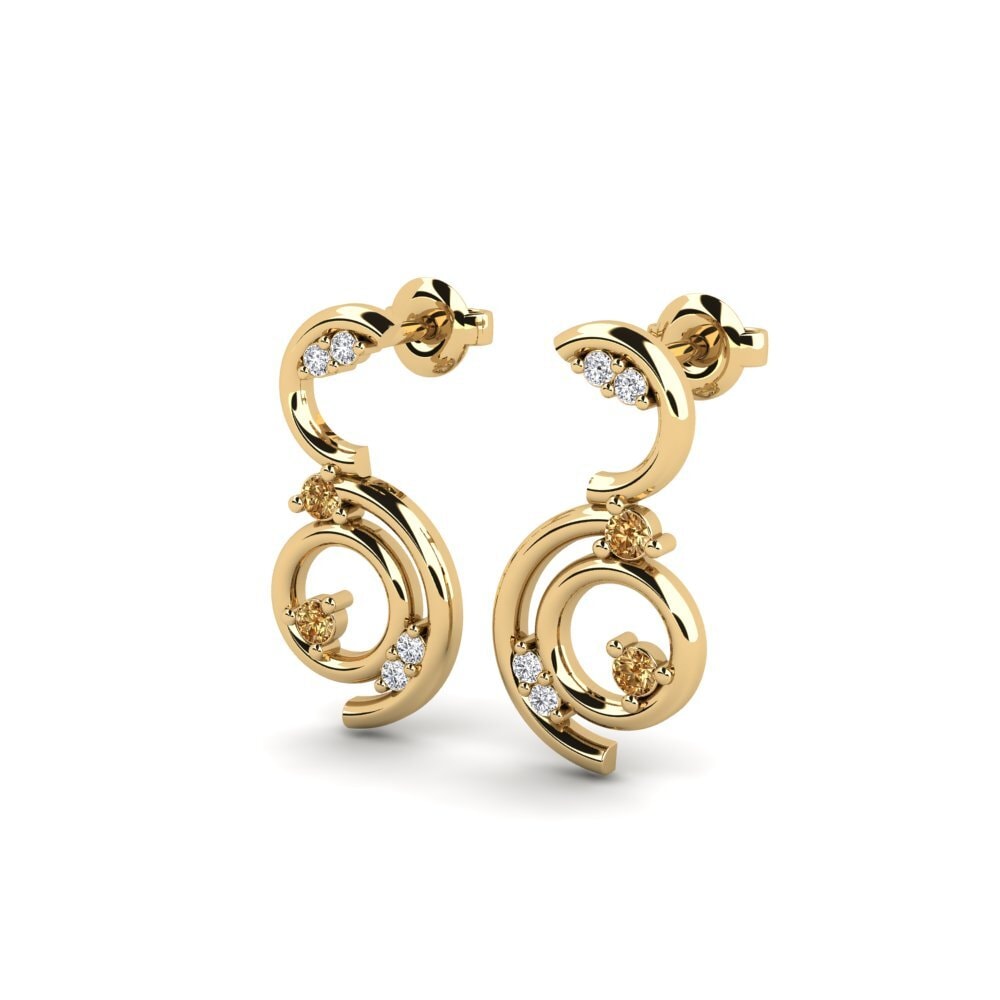 Brown Diamond Women's Earring Benovie