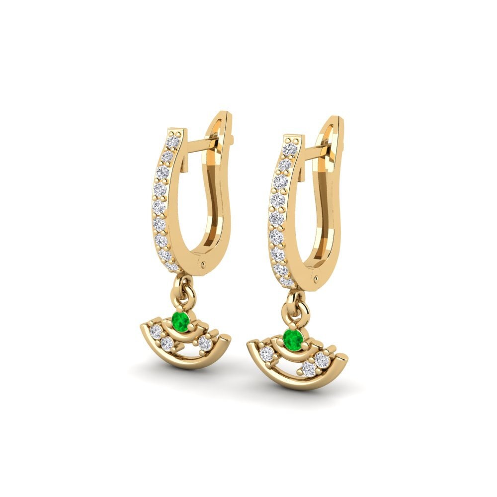 Emerald Women's Earring Berpunk
