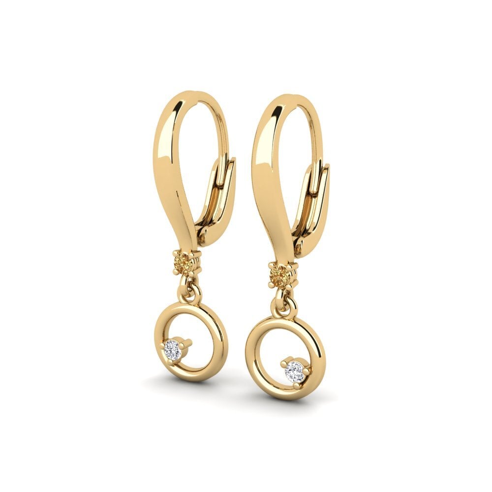 Brown Diamond Women's Earring Berspace