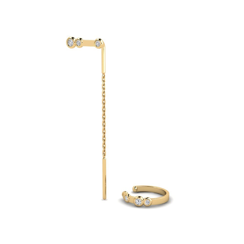 Diamant Boucle d'oreille femme Bhawlone - SET
