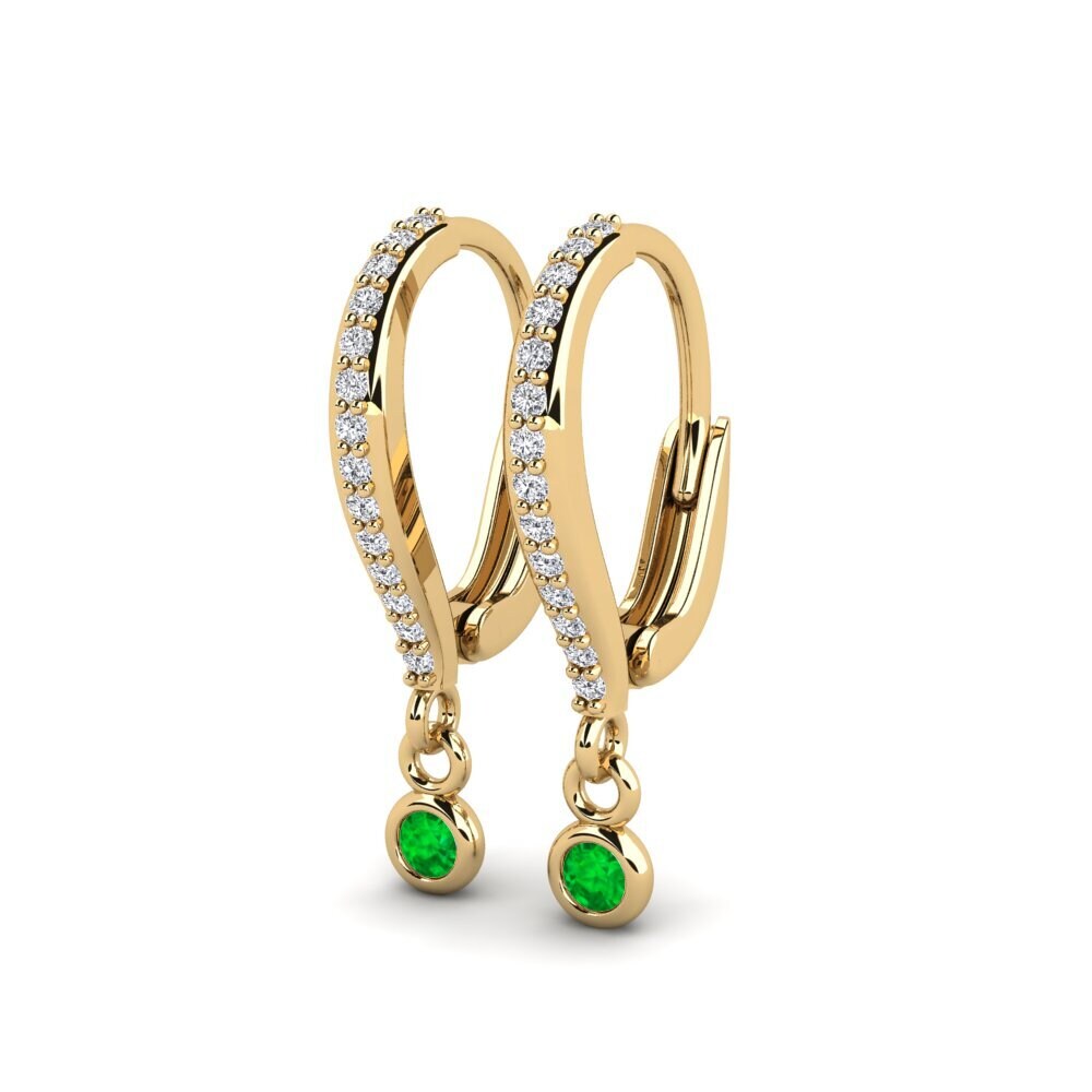 Emerald Women's Earring Bola
