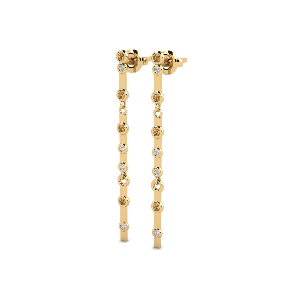 Brown Diamond Women's Earring Bolla