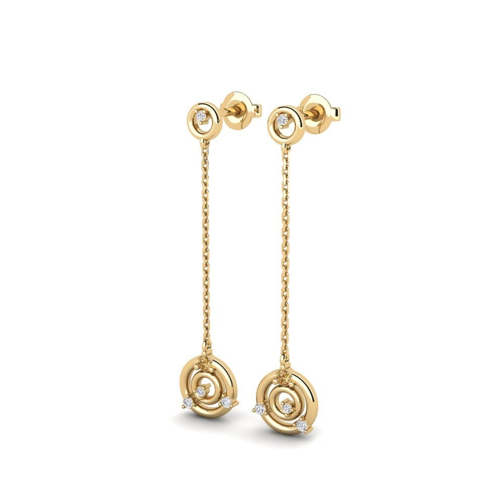 Brown Diamond Women's Earring Bougy