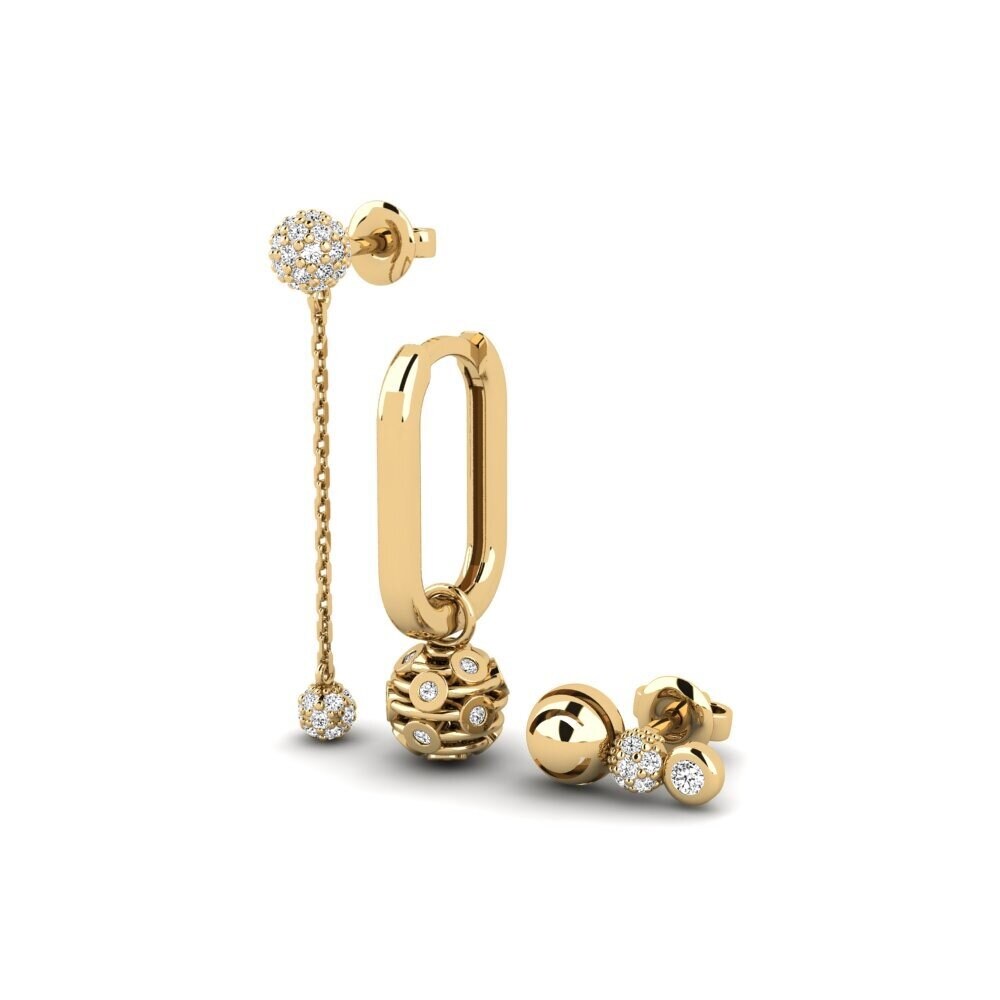 Moissanite Women's Earring Cadollgan - SET