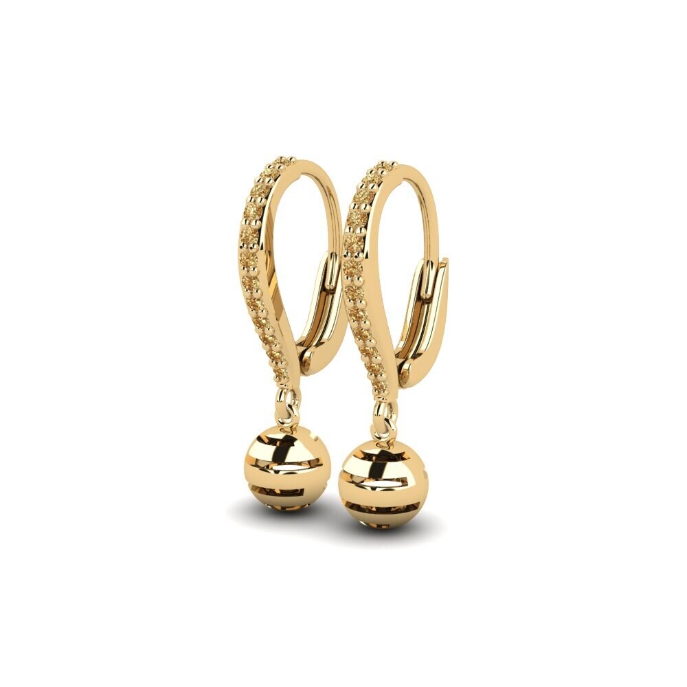 Brown Diamond Women's Earring Carltoun