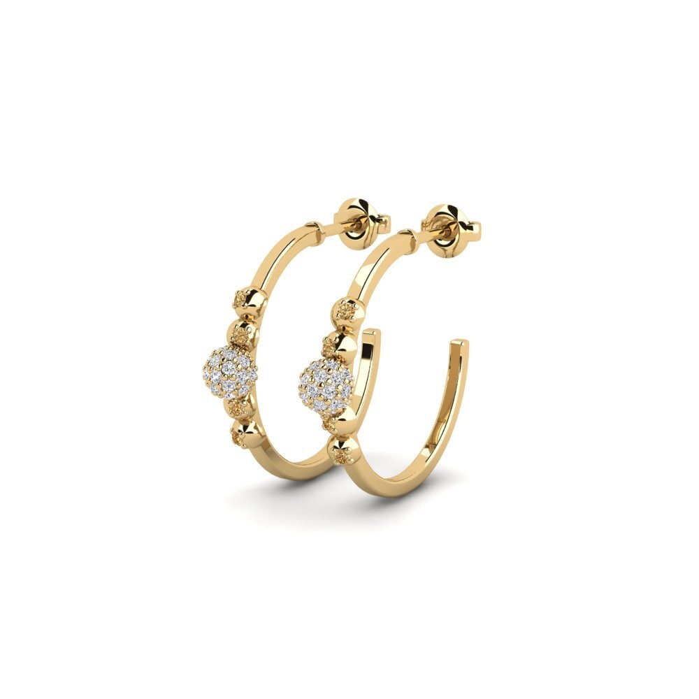Brown Diamond Women's Earring Cedame
