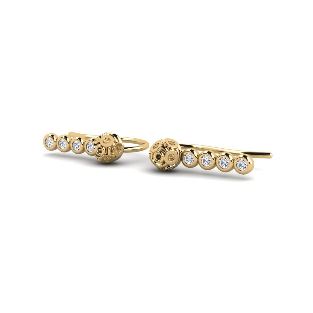 Brown Diamond Women's Earring Cobden