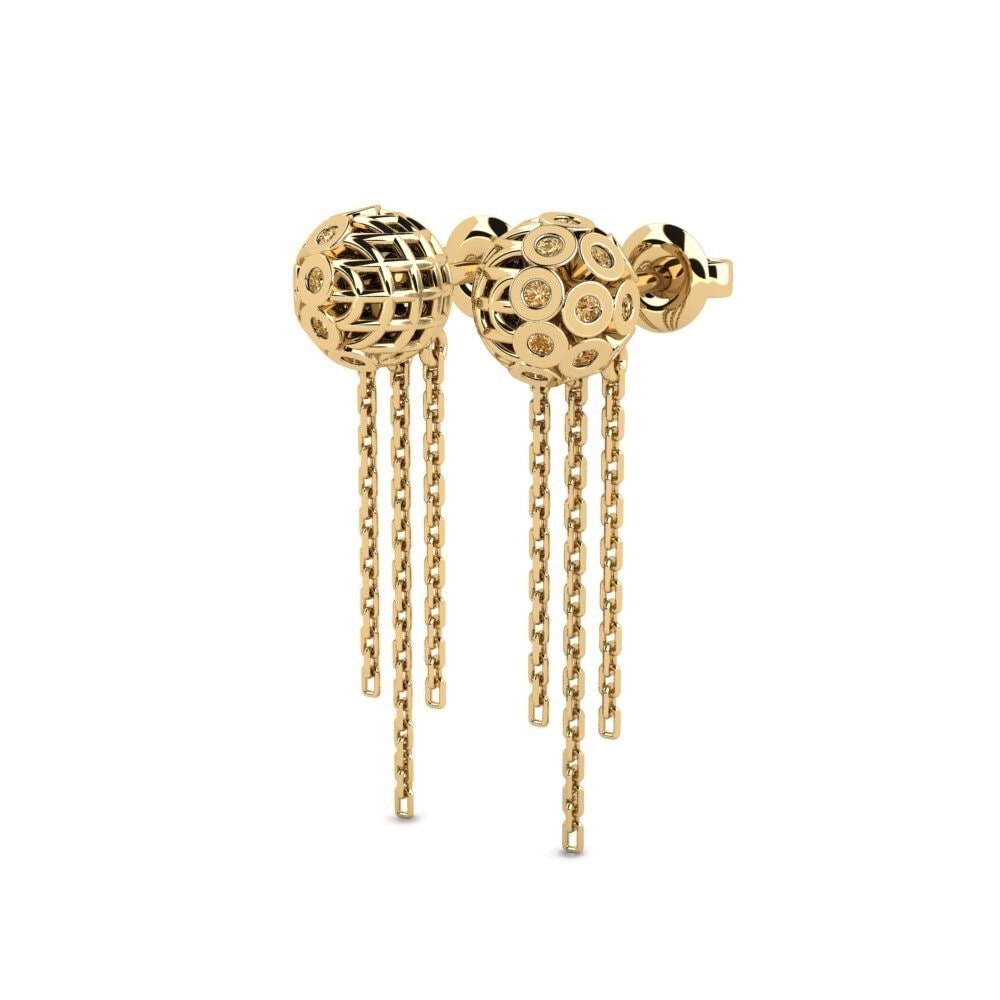 Brown Diamond Women's Earring Coleman