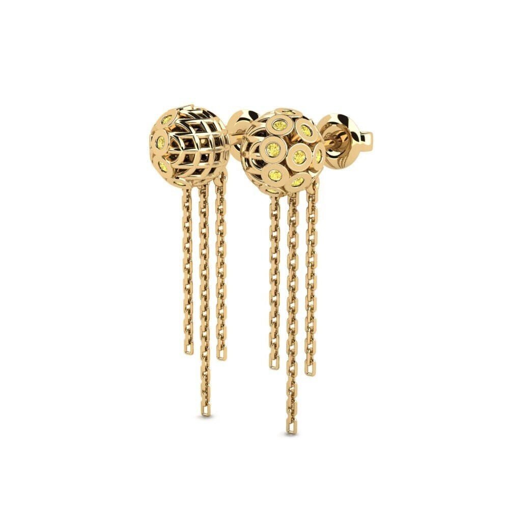Yellow Sapphire Women's Earring Coleman