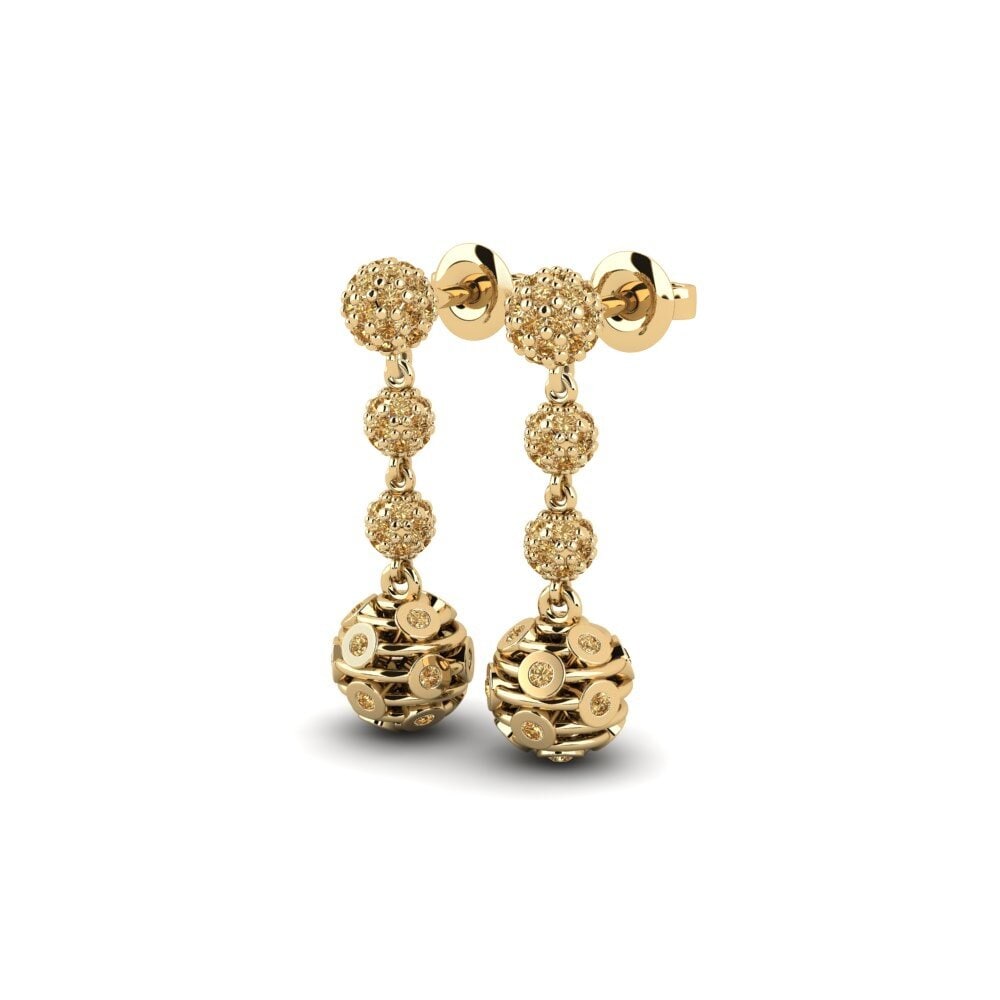 Brown Diamond Women's Earring Compayne