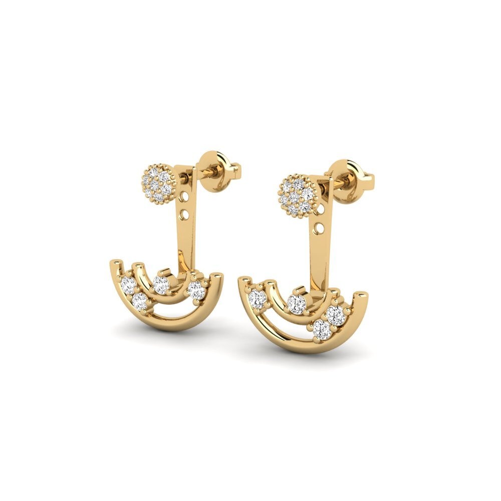 Moissanite Women's Earring Convolutiones