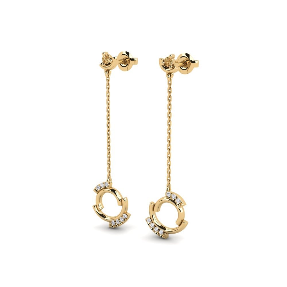 Brown Diamond Women's Earring Directrix